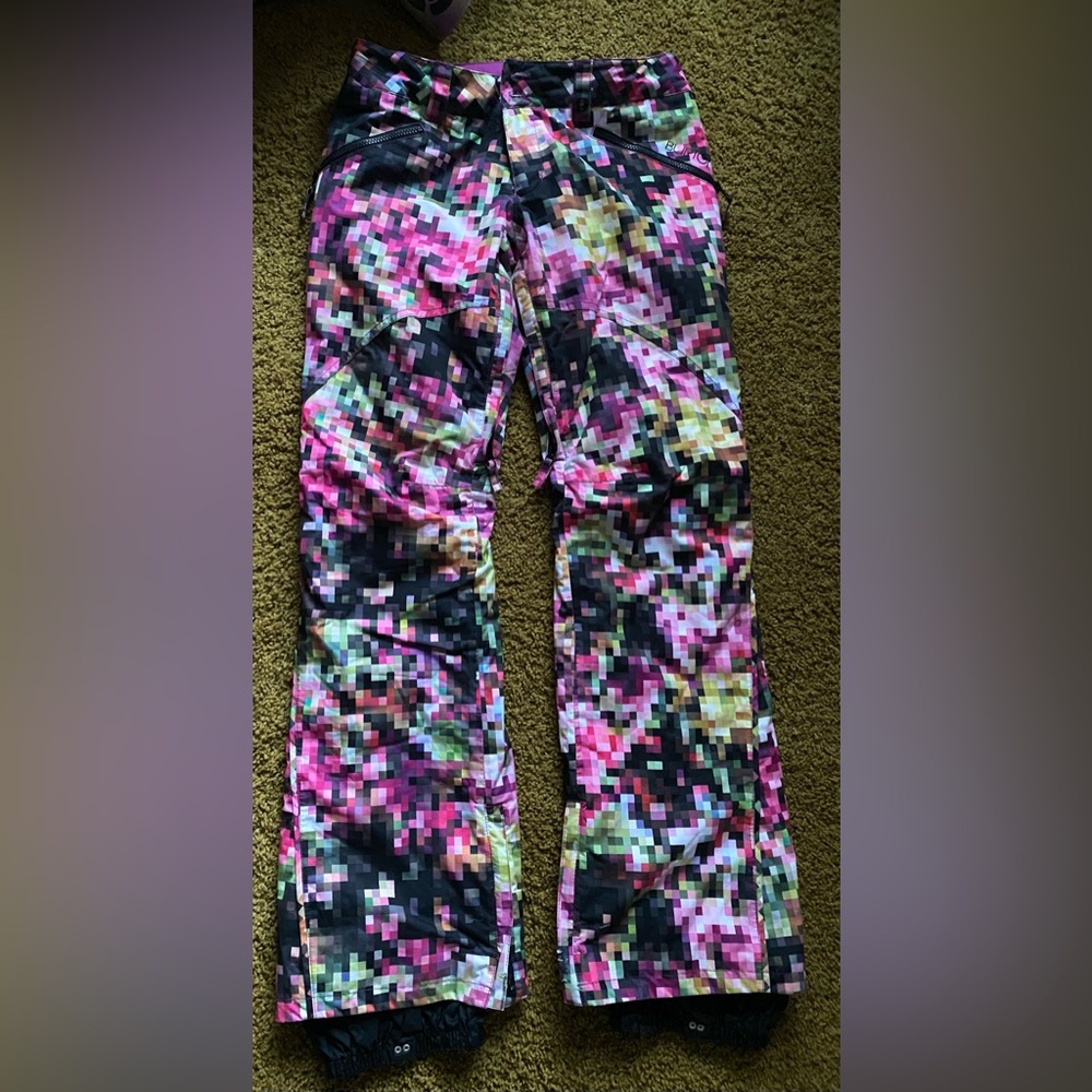 Burton Dryride pixelated snow / ski pants small